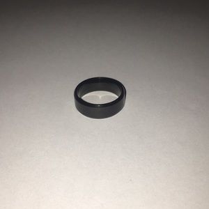 Black Stainless Steel Ring. Size 10